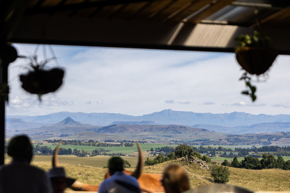 Stunning view from Blueberry Cafe
