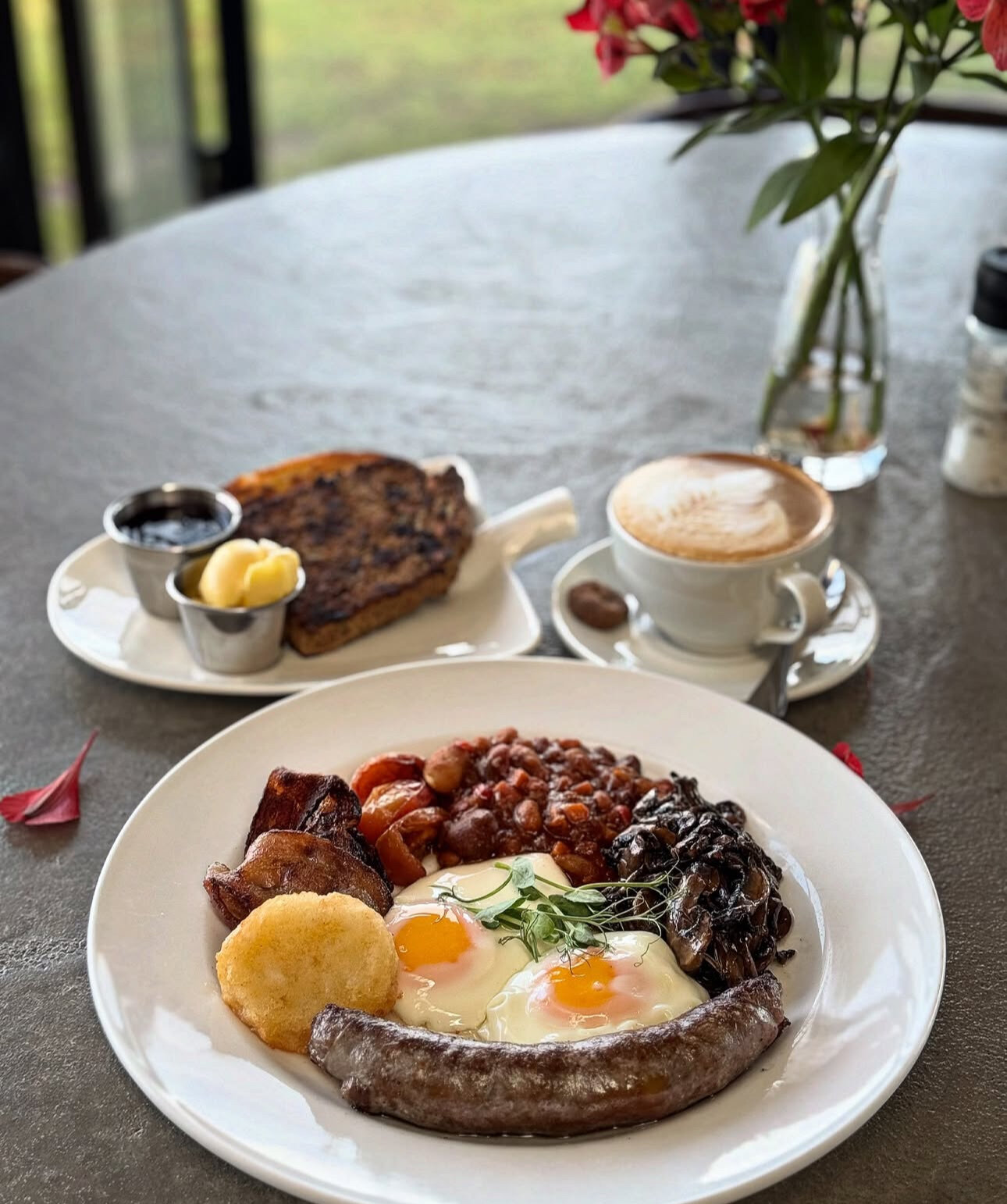 Food at Blueberry Cafe